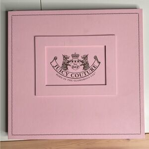 Y2K Rare Juicy Couture Scrapbook Album, Luxury, NWOT, 24 pages!